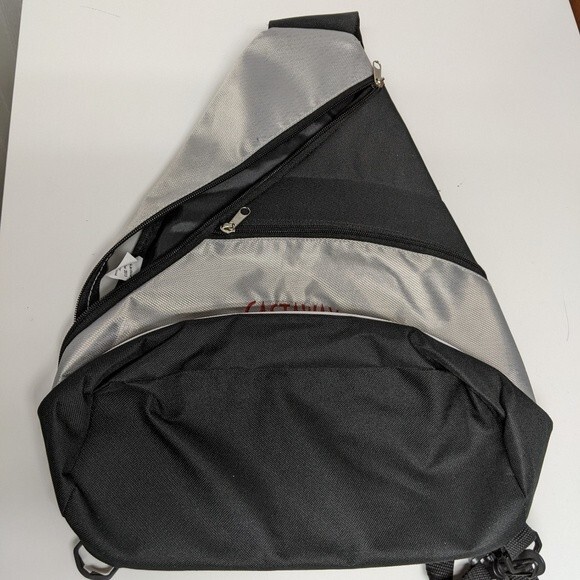 Disney Castaway Club Crossbody Back Bag Backpack Grey / Silver Cruise Vacation - Picture 7 of 10